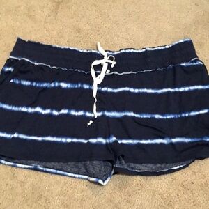 Sonoma Navy Tie Dye Lounge Shorts XXL